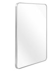 40" X 30" Silver Aluminum Framed Bathroom Vanity Mirror