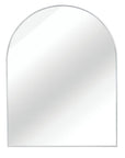 36" X 30" Silver Aluminum Arch Framed Bathroom Vanity Mirror