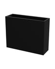 24" X 30" Black Metal Rectangular Pot Planter