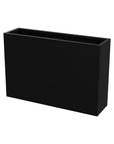 24" X 36" Black Metal Rectangular Pot Planter