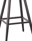31" Beige Aluminum Swivel Outdoor Bar Height Chair