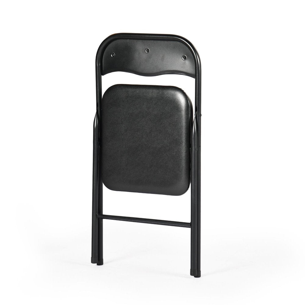 Three Piece Black Square Wood Dining Set with Two Chairs