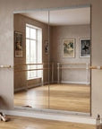 Set of Two 71" X 32" Frameless Work Out Mirrors