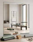 Set of Two 71" X 32" Frameless Work Out Mirrors