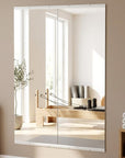 Set of Two Frameless Work Out Mirrors