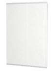 Set of Two 55" X 21" Frameless Work Out Mirrors