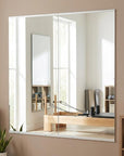Set of Two 48" X 24" Frameless Work Out Mirrors