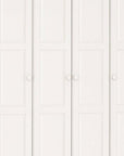 72" White Solid Wood Four Door Combo Dresser