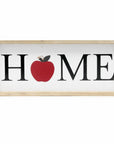 9" X 23" Black Natural And White Celebration Home Wood Wall Decor