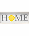 9" X 23" Black Natural And White Celebration Home Wood Wall Decor