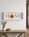 9" X 23" Black Natural And White Celebration Home Wood Wall Decor