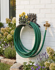 7" Yellow Black And Green Iron Sunflowers Garden Hose Hanger