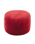 35" Red Upholstered Bean Bag Chair