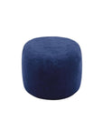 35" Blue Upholstered Bean Bag Chair