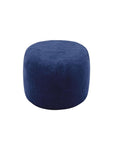 35" Blue Upholstered Bean Bag Chair