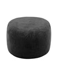 46" Black Upholstered Bean Bag Chair