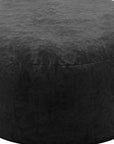 55" Black Upholstered Bean Bag Chair