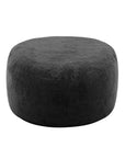 55" Black Upholstered Bean Bag Chair