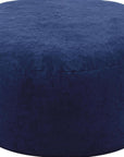 55" Blue Upholstered Bean Bag Chair