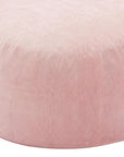 55" Pink Upholstered Bean Bag Chair