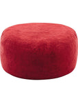 62" Red Upholstered Bean Bag Chair