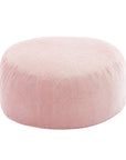 62" Pink Upholstered Bean Bag Chair