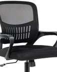 Black Swivel Rolling Office Chair