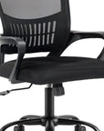 Black Swivel Rolling Office Chair