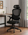 Black Swivel Rolling Office Chair