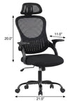 Black Swivel Rolling Office Chair