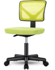 Yellow And Black Swivel Rolling Office Chair