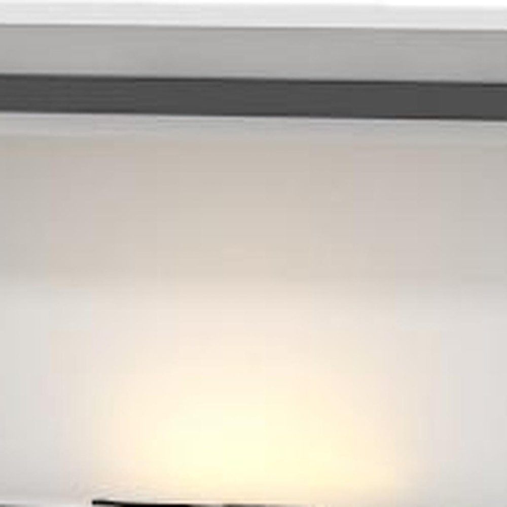White Metal King Bed Frame With USB