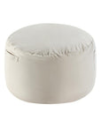 36" Gray Upholstered Bean Bag Chair