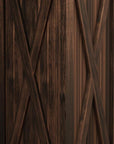 24" X 10" Brown Wood Rectangular Planter Box