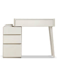 32" White Solid Wood Two Drawer Vanity Table