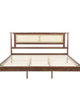 Walnut Solid Wood Queen Bed Frame