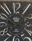 26" Black Iron Analog Wall Clock