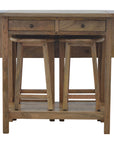 Breakfast Table With 2 Stools