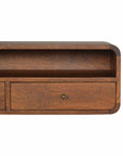 Floating Chestnut Open Console
