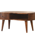 Chestnut Wave Coffee Table