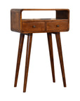 Mini Chestnut Console Table
