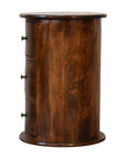 3 Drawer Chestnut Drum