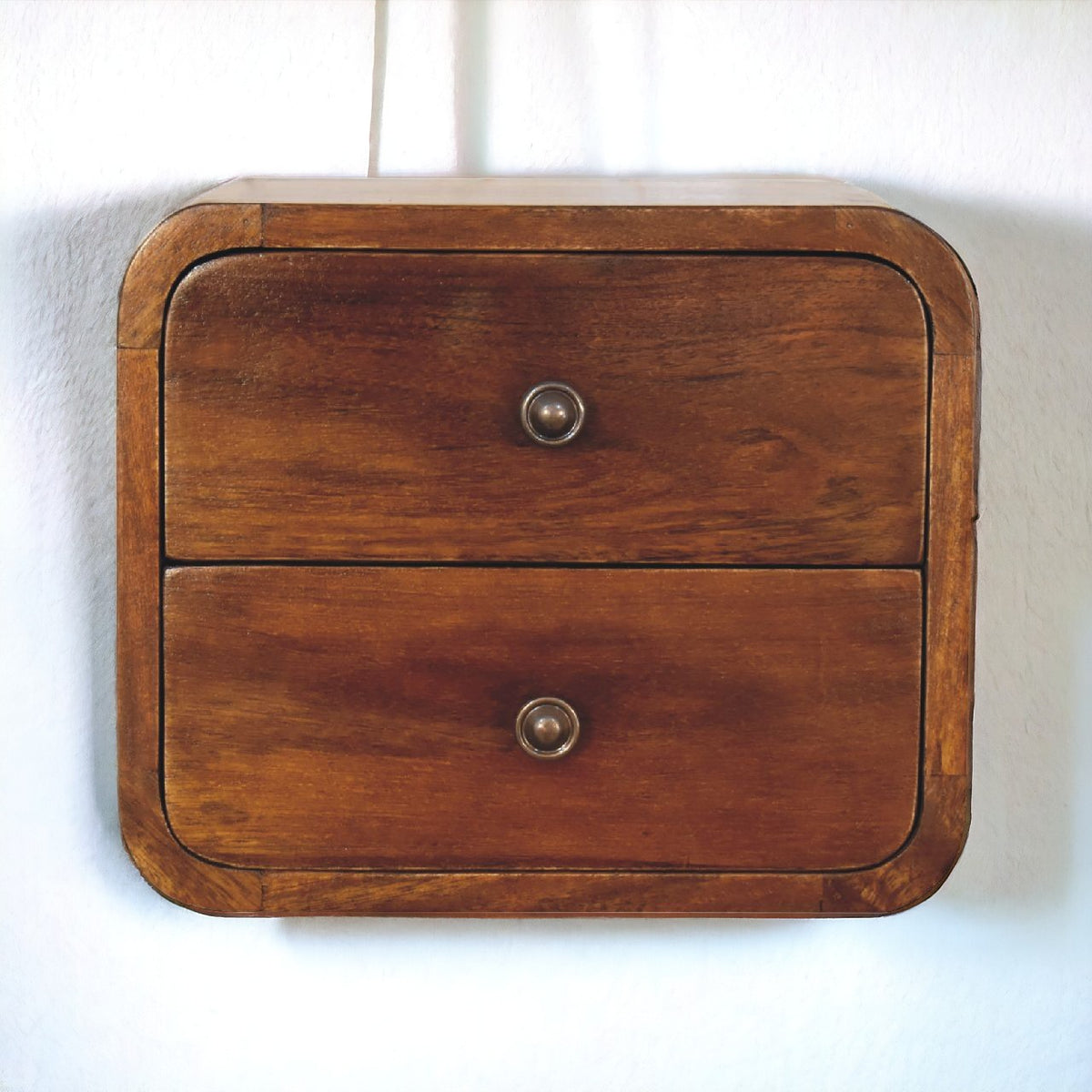 Floating Mini Chestnut Nightstand