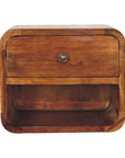 Mini Curve Floating Nightstand