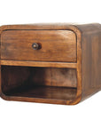 Mini Curve Floating Nightstand