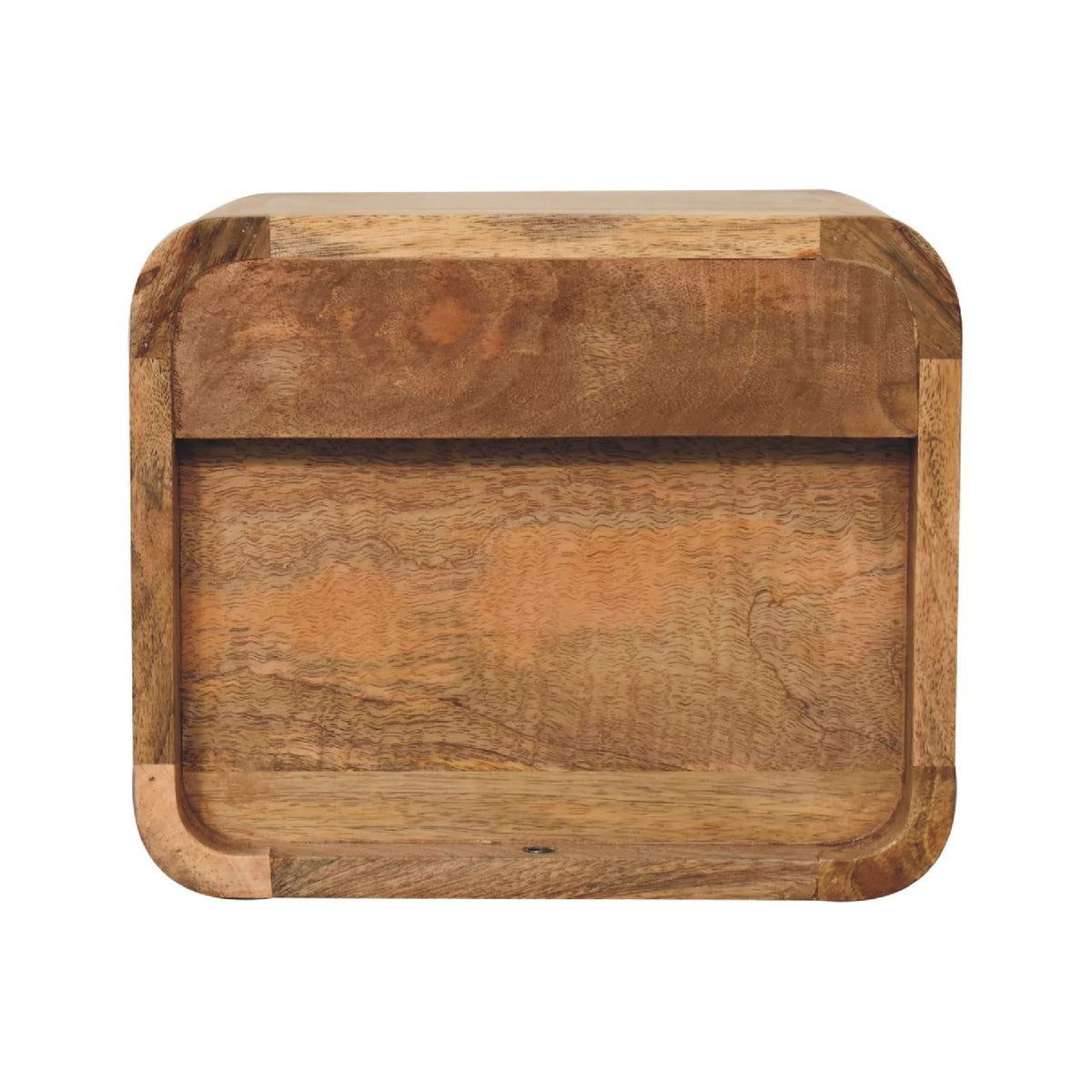 Mini Oak-ish Floating Open Nightstand