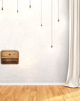 Mini Oak-ish Floating Open Nightstand