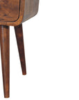 Mini Chestnut Curve Open Nightstand