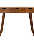 Chestnut Foldable Mirror Table