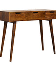 Chestnut Foldable Mirror Table